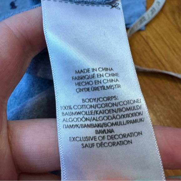 polo by ralph lauren grey short sleeve t shirt - Picture 5 of 6